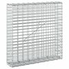 vidaXL Gabione mit 3,5 mm Draht und 5x2,5 cm Maschen 50x10x50 cm