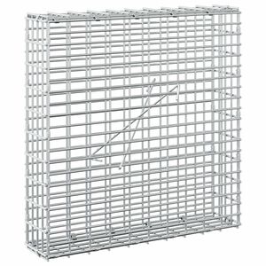 vidaXL Gabione mit 3,5 mm Draht und 5x2,5 cm Maschen 50x10x50 cm