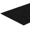 vidaXL Stufenmatten Selbstklebend 15 Stk. 60x25 cm Schwarz Rechteckig