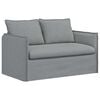 vidaXL Sofa 2 pcs Hellgrau