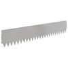vidaXL Raseneinfassung 10 pcs 103 x 20 cm Stahl Silber