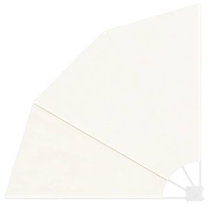 vidaXL Faltbarer Balkonf&auml;cher Creme 140&times;140 cm