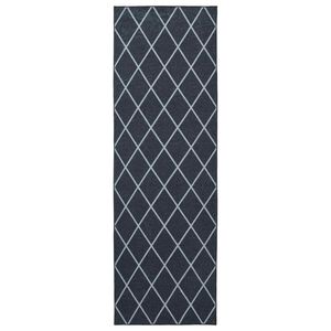 vidaXL Teppichl&auml;ufer ORIZ 1150 gsm Schwarzes Netzmuster