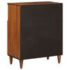 vidaXL Sideboard mit Speicher Walnuss 60 x 33 x 75 cm Massivholz Mango
