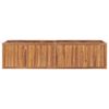 vidaXL Garten-Hochbeet 200 x 50 x 50 cm Massivholz Teak