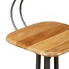 vidaXL Barhocker 2 Stk. Altholz Teak