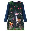 Kinderkleid mit Langen &Auml;rmeln Marineblau 92