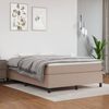 vidaXL Boxspringbettgestell Cappuccino-Braun 140x200 cm Kunstleder
