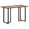 vidaXL Esstisch 120 cm Recyceltes Massivholz