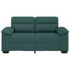 vidaXL 2-Sitzer-Sofa Dunkelgr&uuml;n 160x81x84 cm Stoff