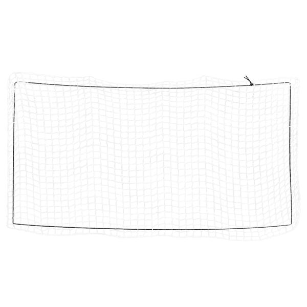 vidaXL Anhängernetz mit Gummiseil Weiß 4x2 m PP