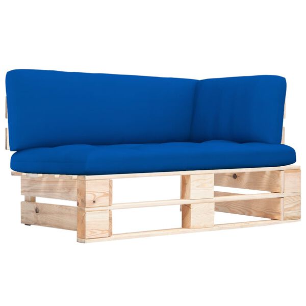 vidaXL Outdoor-Ecksofa Paletten Kiefernholz Impr&auml;gniert