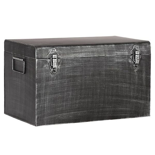 LABEL51 Aufbewahrungsbox Vintage 30x15x20 cm S Antik-Schwarz