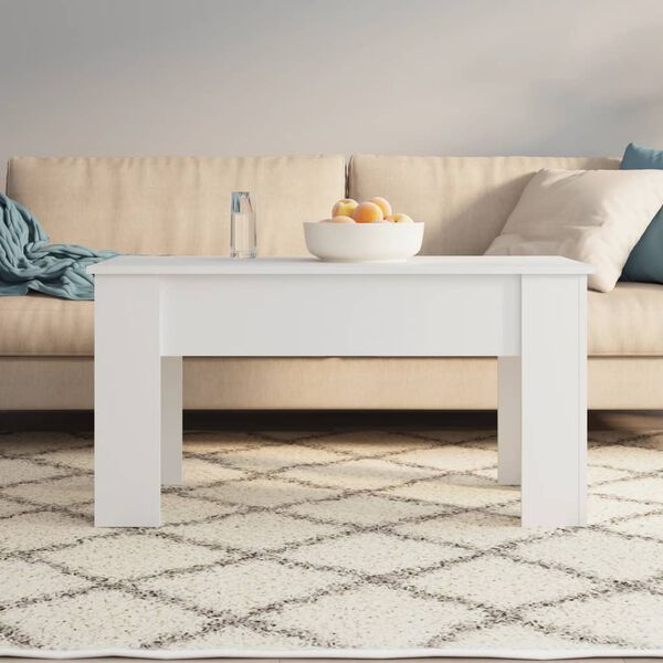 vidaXL Couchtisch Wei&szlig; 101x49x52 cm Holzwerkstoff