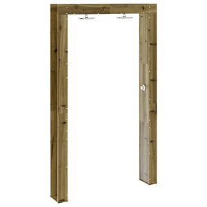 vidaXL Outdoor-Dusche 226 cm Impr&auml;gniertes Kiefernholz und Edelstahl
