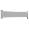 vidaXL Ausziehbare Seitenmarkise 60&times;300 cm Grau