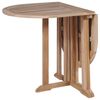 vidaXL Gartentisch Butterfly Klappbar 120x70x75 cm Teak Massivholz