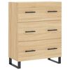 vidaXL Highboard Sonoma-Eiche 69,5x34x180 cm Holzwerkstoff