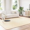 vidaXL Teppich Shaggy Hochflor NAVARRA Creme 240x340 cm Polyester
