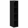 vidaXL H&auml;ngeschrank Schwarz Eichen-Optik 20 x 29,5 x 100 cm