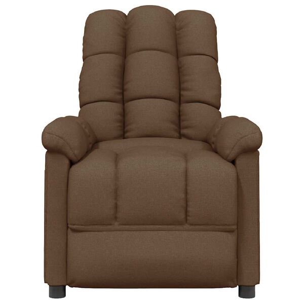 vidaXL Relaxsessel Braun Stoff