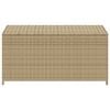 vidaXL Gartentruhe Beige 190L Poly Rattan
