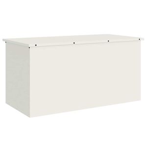 vidaXL Gartenlagerkissenbox Verzinkter Stahl 100 x 50,5 x 50 cm 220 L