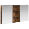 vidaXL Badezimmerschrank-Set 3 stk. 110 x 10,5 x 60,5 cm Holzwerkstoff