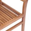 vidaXL Essstühle 6 Stk. mit Anthrazit Kissen Massivholz Teak