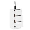 vidaXL Sideboards 2 Stk. Weiß 30x30x70 cm Holzwerkstoff