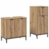 vidaXL Badezimmerm&ouml;bel-Set 2 Stk. Artisan-Eiche 39,5 x 36 x 88 cm