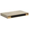 vidaXL Schwebendes Wandregal Eichefarben 40x23x3,8 cm MDF