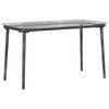 vidaXL Gartentisch Schwarz 80 x 40 x 45 cm Poly-Rattan