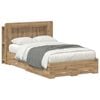 vidaXL Bettgestell mit Stauraum Artisan-Eiche 120 x 190 cm