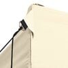 vidaXL Party-Zelt Creme 280 x 410 x 315 cm Oxford-Stoff