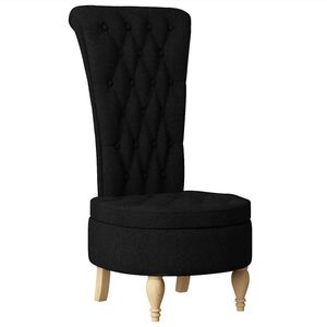 vidaXL Schlafsessel Schwarz 56,5 x 70 x 110 cm Stoff