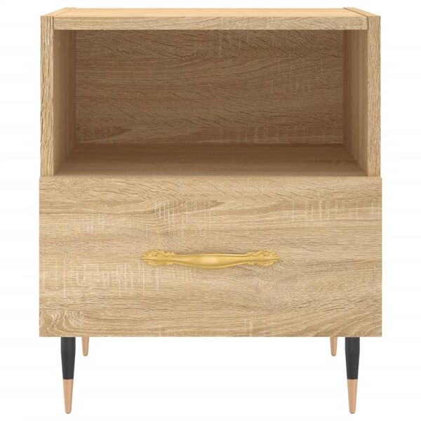 vidaXL Nachttisch Sonoma-Eiche 40x35x47,5 cm Holzwerkstoff