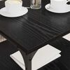 vidaXL Couchtisch Schwarz Eichen-Optik 55 x 55 x 40 cm Holzwerkstoff