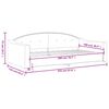 vidaXL Tagesbett Dunkelgrau 100x200 cm Stoff