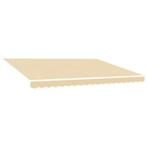 vidaXL Ersatzstoff f&uuml;r Markise Creme 400x300 cm Polyester
