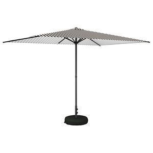 vidaXL Garten-Schirm mit Fu&szlig; 200 x 300 cm Polyester Rechtwinklig