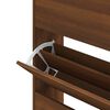 vidaXL Schuhschrank Braun Eichen-Optik 63x24x147 cm Holzwerkstoff