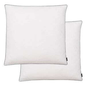 vidaXL Kissen 2 Stk. Daunen-/Federf&uuml;llung Leicht 80x80 cm Wei&szlig;