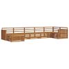 vidaXL Sofagarnituren 7 pcs Natur Massivholz Akazie