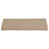 vidaXL Stufenmatten 15 Stk. 65x21x4 cm Dunkelbeige Rechteckiger Rand