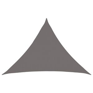 vidaXL Sonnensegel 7 x 5 x 5 m HDPE Dreieckig Hellgrau