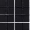 vidaXL Palettenkissen Schwarz Karomuster 60x40x12 cm Stoff