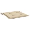 vidaXL Gartenstuhl-Kissen 6 Stk. Beige 40x40x4 cm Oxford-Gewebe