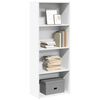 vidaXL B&uuml;cherregal Wei&szlig; 60x30x152 cm Holzwerkstoff