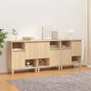 vidaXL Sideboards 3 Stk. Sonoma-Eiche 60x35x70 cm Holzwerkstoff